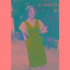 Tie-waist Linen Jumper Skirt