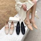 Croc Grain Mary Jane Shoes