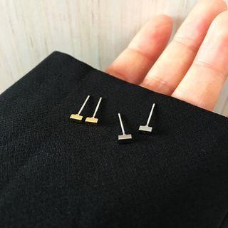Geometric Small Cube Earring