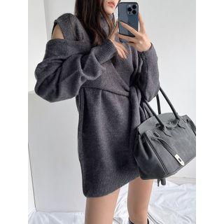 Details Turtleneck Long Sweater
