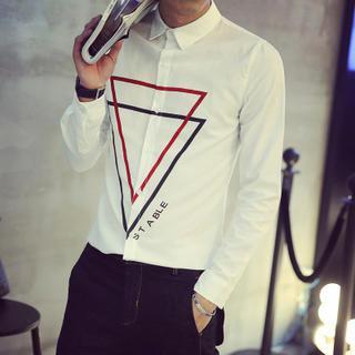 Long Sleeved Print Shirt