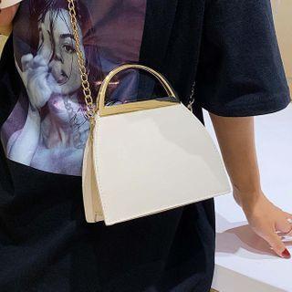 Metal Handle Crossbody Bag