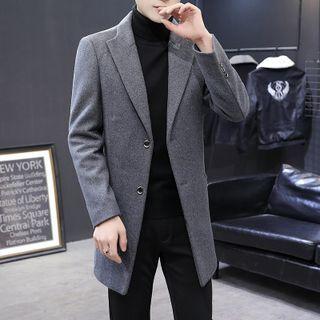 Lapel Button-up Coat