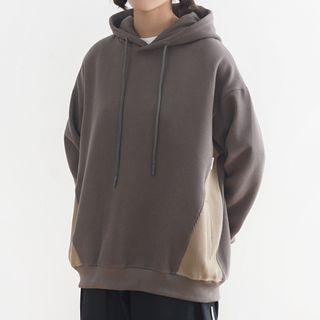 Color Block Waffle Hoodie