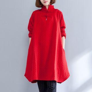 High Neck Long Pullover