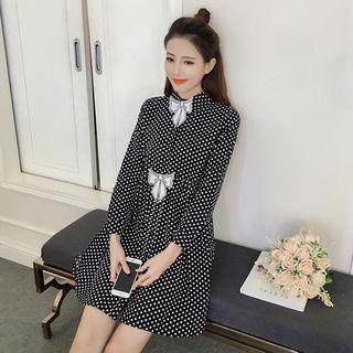 Bow Applique Shirtdress