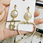 Non-matching Heart Drop Earring 1 Pair - As Shown In Figure - One Size