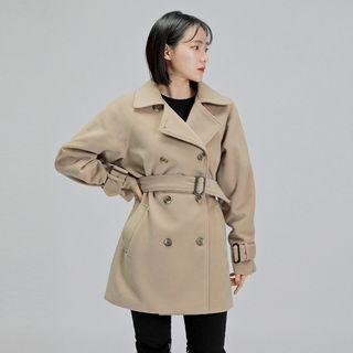 [lovb] Double-breasted Belted Jacket