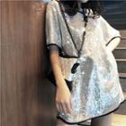 Sequined Long Top