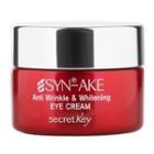 Secret Key - Syn-ake Anti Wrinkle & Whitening Eye Cream 15g 15g