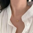 Bead Pendant Alloy Necklace Necklace - Gold - One Size