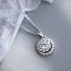 925 Sterling Silver Turnable Pendant Necklace