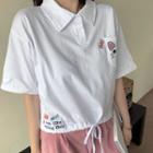 Short-sleeve Cat Polo Shirt