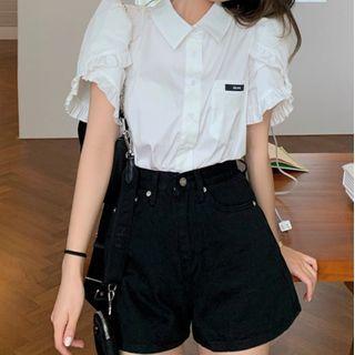 Short-sleeve Shirt / Denim Shorts