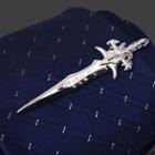 Sword Alloy Tie Clip 1 Pc - Sword Alloy Tie Clip - Silver - One Size