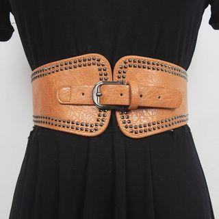 Studded Wide Belt