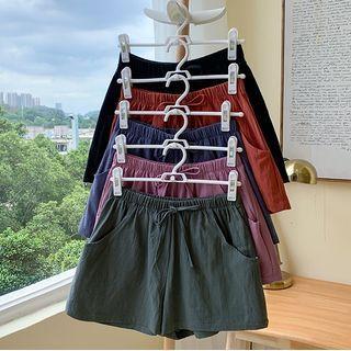 Wide Leg Sweat Shorts