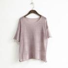 Knit Short Sleeve T-shirt