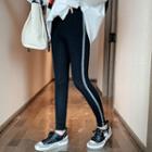 Glitter Trim Skinny Pants
