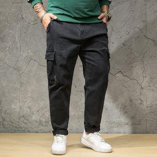 Plus Size Cargo Jeans