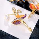 Embellished Ballerina Brooch