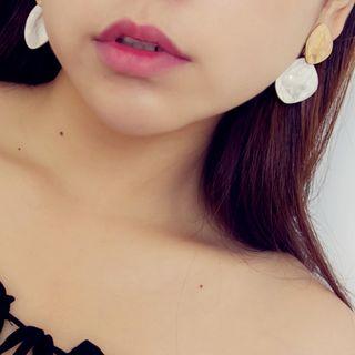 Geometric Metallic Earring As Shown In Figure - One Size