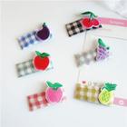 Fruit Embroidered Hair Clip (various Designs)