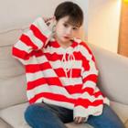 Striped Hooded Sweater