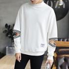 Applique Cutout Elbow Sweatshirt