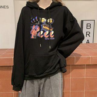 Lobster Print Hoodie