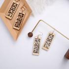 Chinese Character Earring / Clip-on Earring