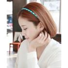 Braided Faux-leather Hair Band