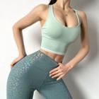 Cross Strap-back Sports Tank Top
