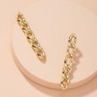 Chunky Chain Alloy Dangle Earring 1 Pair - Gold - One Size