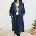Buttoned Denim Coat