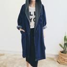 Buttoned Denim Coat