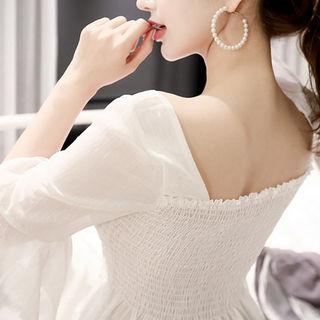 Smocked Ruffled Top