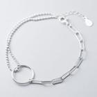 925 Sterling Silver Chain Bracelet S925 Silver - As Shown In Figure - One Size
