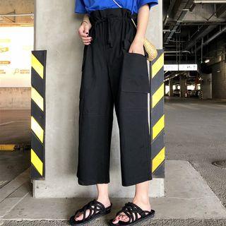 Paperbag Wide Leg Pants