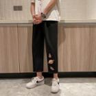 High-waist Cartoon Print Pants