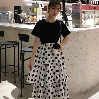 Short-sleeve Midi Dress (various Designs)