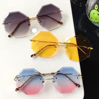 Octagon Frameless Sunglasses