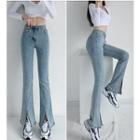 Front-slit Bootcut Jeans (various Designs)