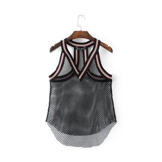 Mesh Strappy Top