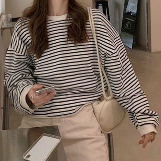 Striped Sweatshirt Off-white - One Size