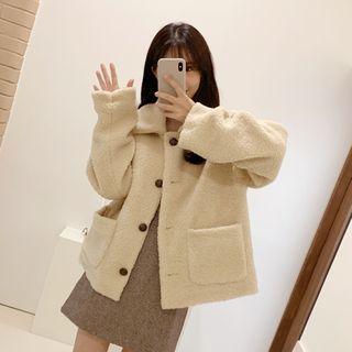 Wide-collar Boxy Dumble Jacket