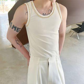 Chain Accent Tank Top