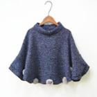 Fluffy Ball Accent Pullover