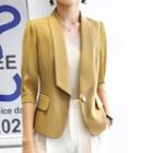 3/4-sleeve One-button Jacket / Dress Pants / Set