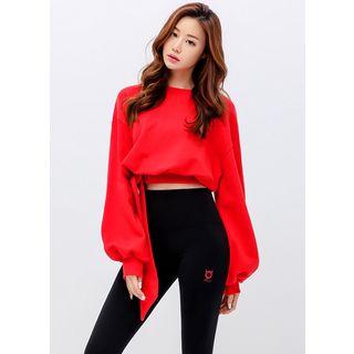 Tie-waist Loose-fit Sweatshirt